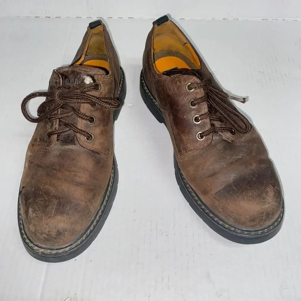 Timberland Vintage 95040 Brown Nubuck Leather Waterproof Oxford Shoes Men's 9
